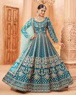 Traditional Party Wear Art Silk Elegant Gowns For Wedding