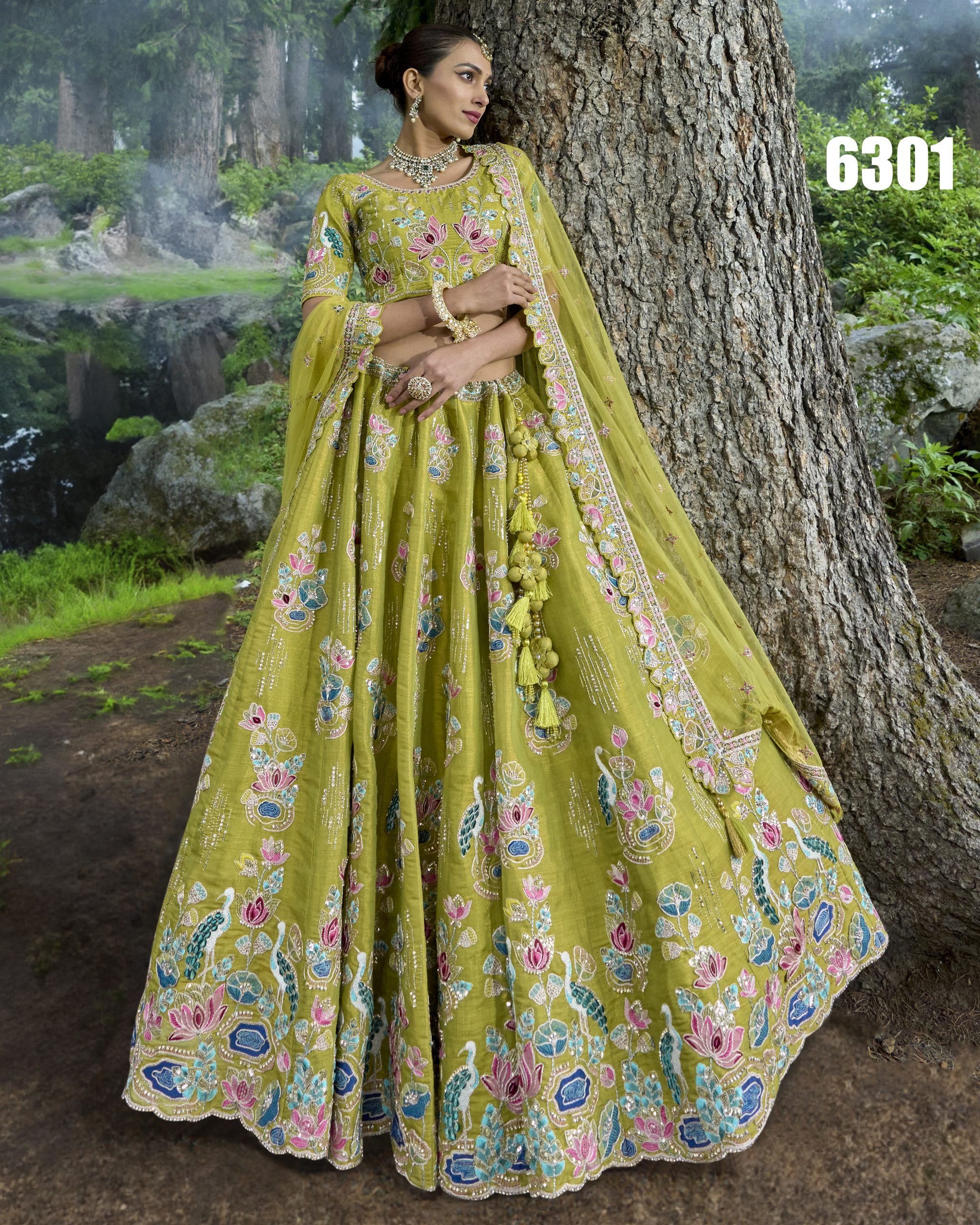 Women's Silk Embroidery Bridal Best Lehenga Choli For Wedding