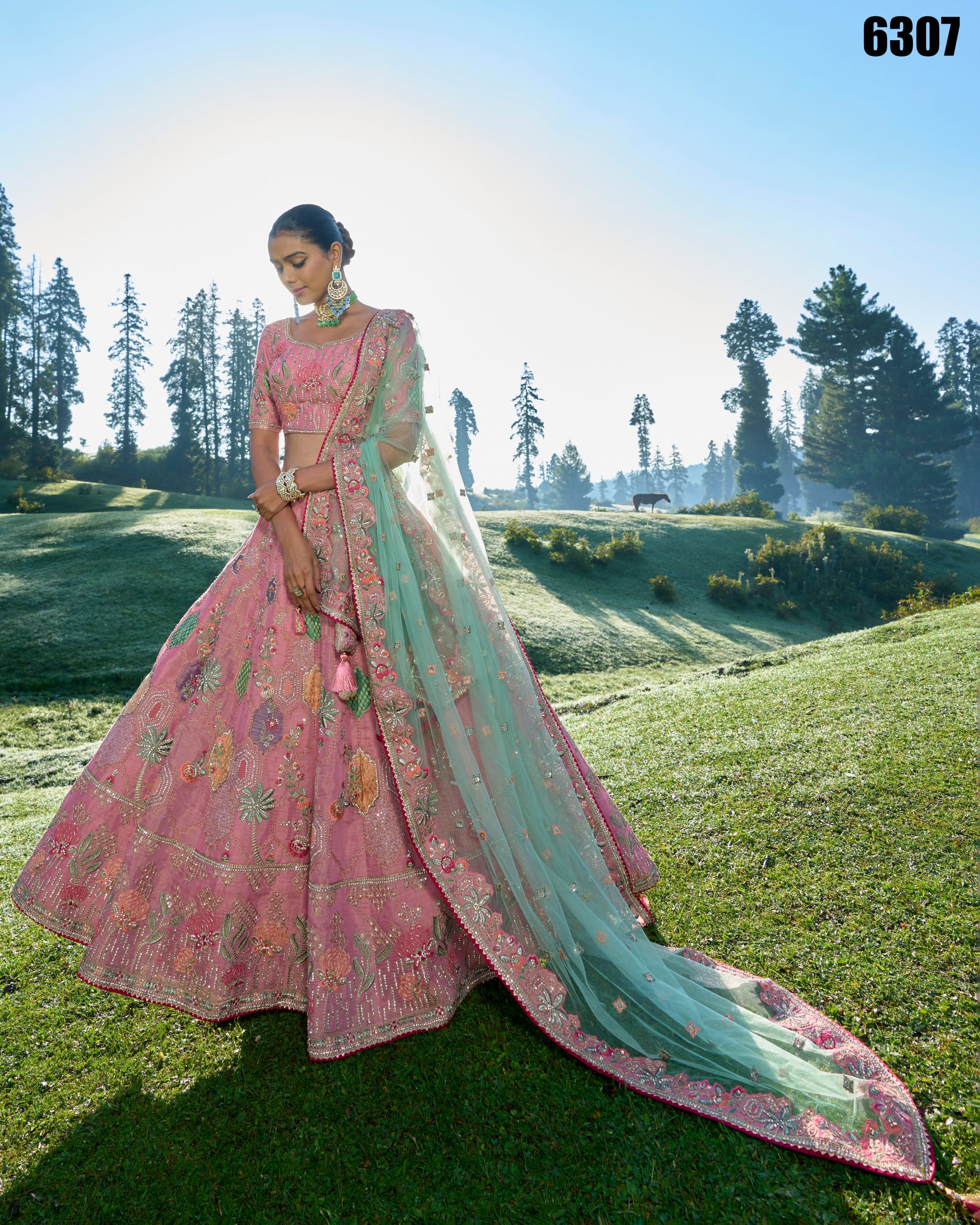 Women's Silk Embroidery Bridal Best Lehenga Choli For Wedding