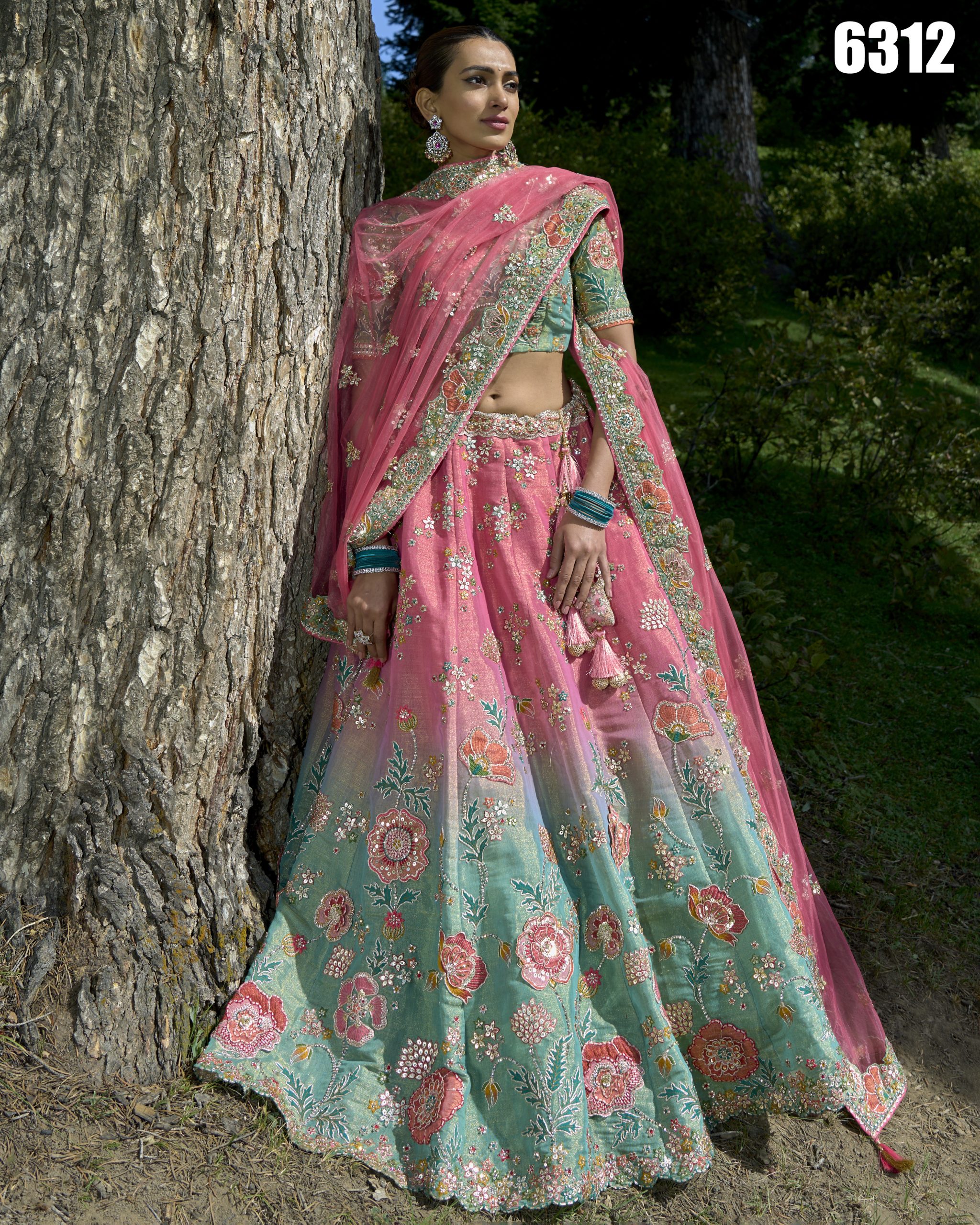Women's Silk Embroidery Bridal Best Lehenga Choli For Wedding