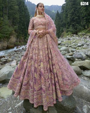 Women's Silk Embroidery Bridal Best Lehenga Choli For Wedding