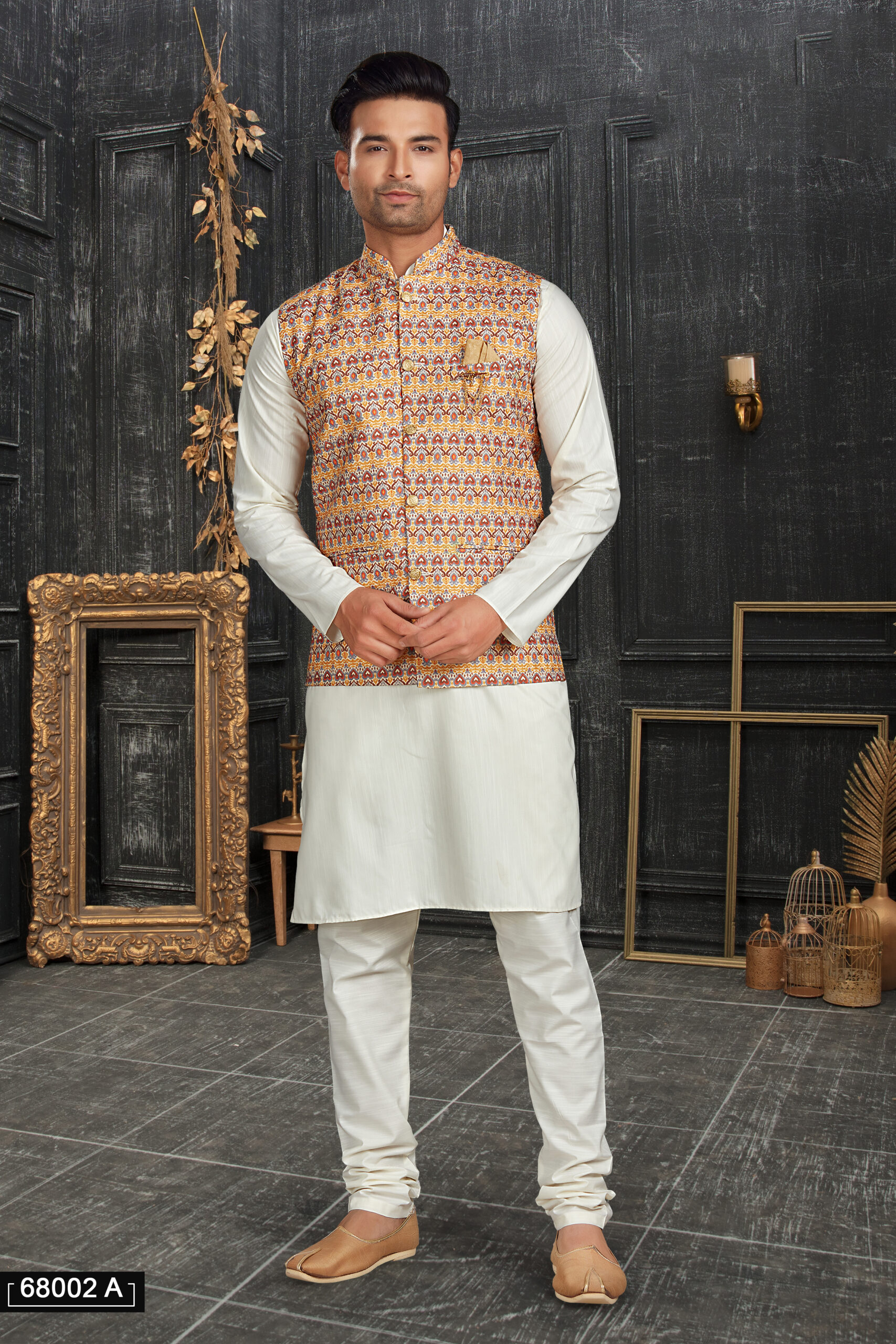 Men's Cotton Kurta with Pyjama and Stylish Jacket - A Perfect Blend of Tradition and Contemporary Fashion