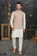 Men's Cotton Kurta with Pyjama and Stylish Jacket - A Perfect Blend of Tradition and Contemporary Fashion