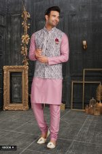Men's Cotton Kurta with Pyjama and Stylish Jacket - A Perfect Blend of Tradition and Contemporary Fashion