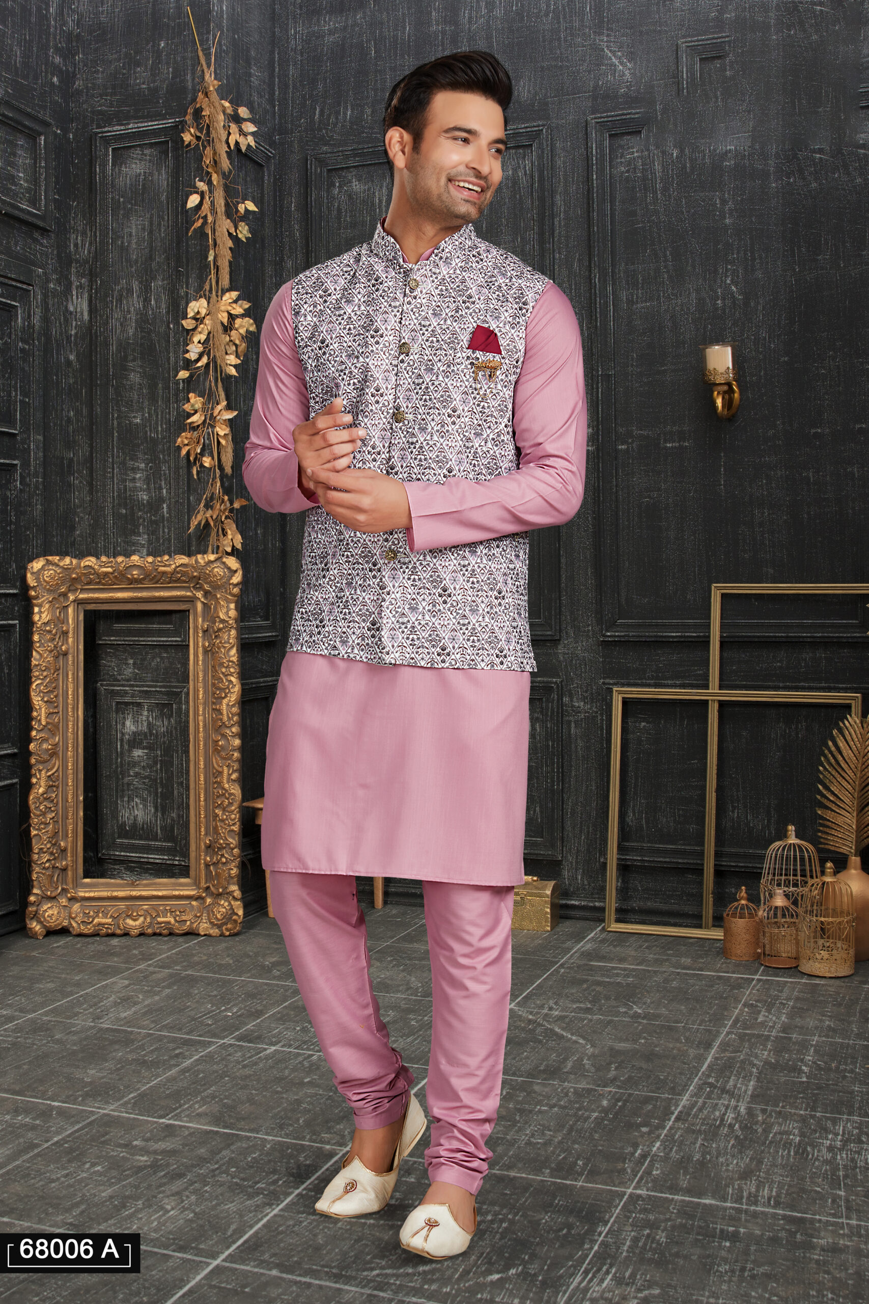 Men's Cotton Kurta with Pyjama and Stylish Jacket - A Perfect Blend of Tradition and Contemporary Fashion