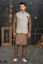Men's Cotton Kurta with Pyjama and Stylish Jacket - A Perfect Blend of Tradition and Contemporary Fashion