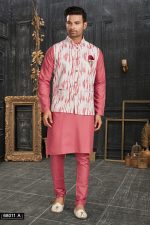 Men's Cotton Kurta with Pyjama and Stylish Jacket - A Perfect Blend of Tradition and Contemporary Fashion