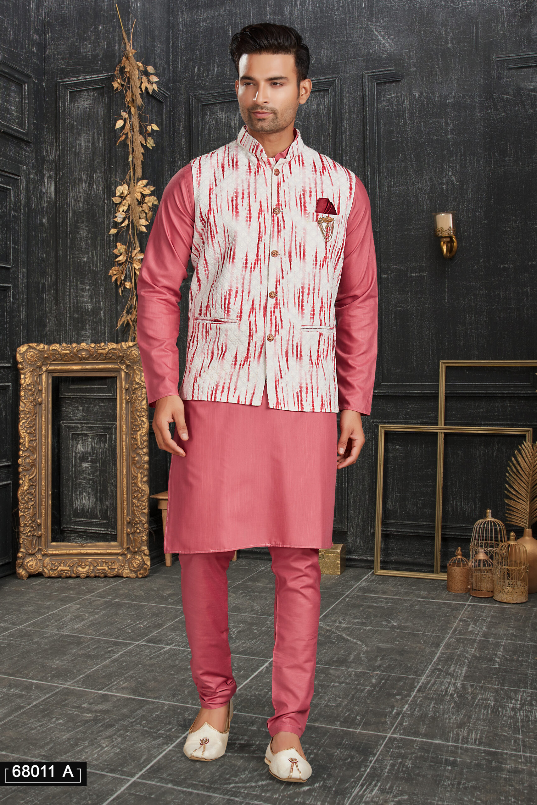 Men's Cotton Kurta with Pyjama and Stylish Jacket - A Perfect Blend of Tradition and Contemporary Fashion