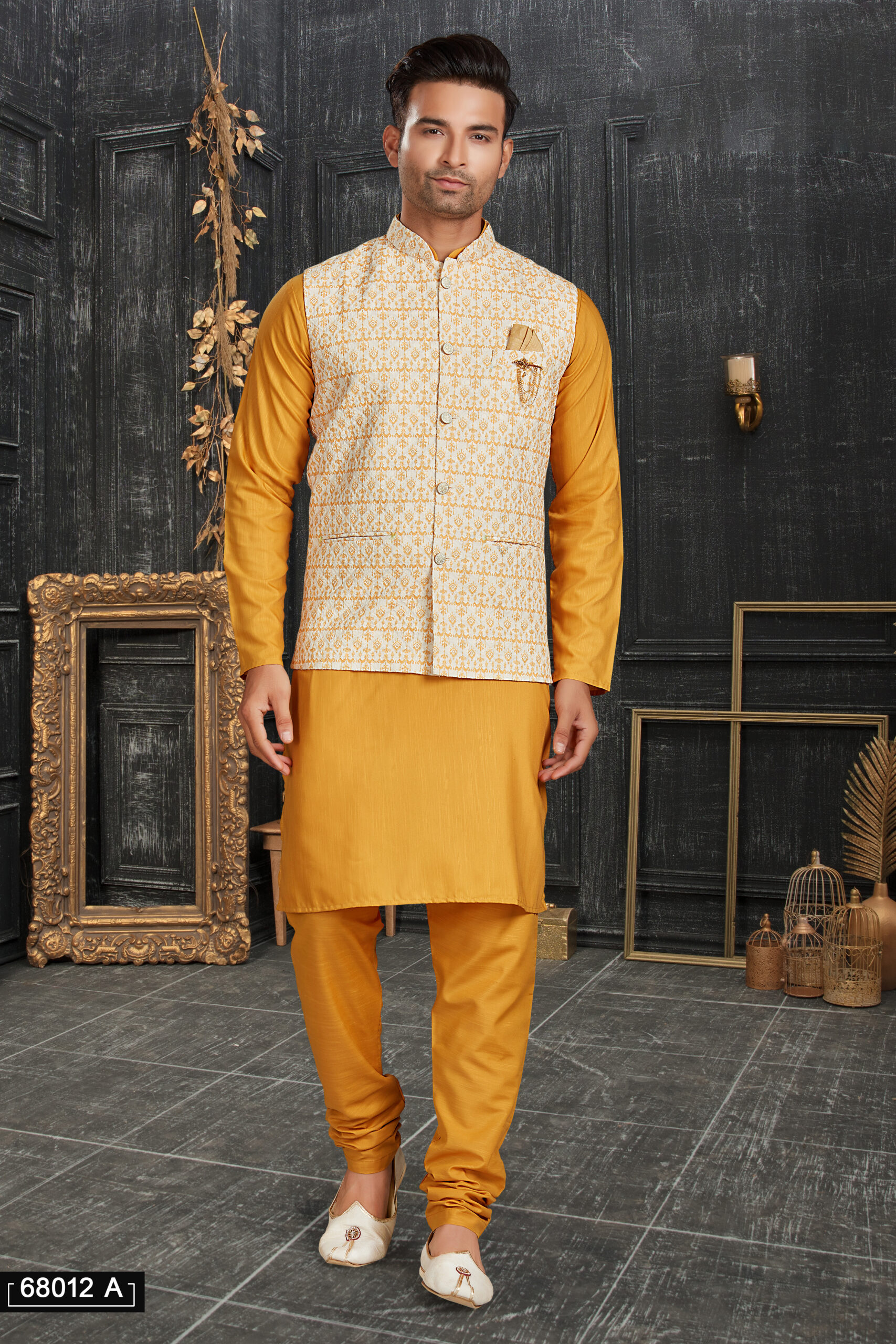 Men's Cotton Kurta with Pyjama and Stylish Jacket - A Perfect Blend of Tradition and Contemporary Fashion