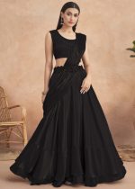 Exquisite Fancy Fabric Ready To Wear Lehenga Style Saree