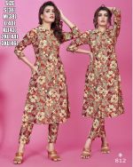 Women's Stitched Premium Quality Designer Kurti With Pent