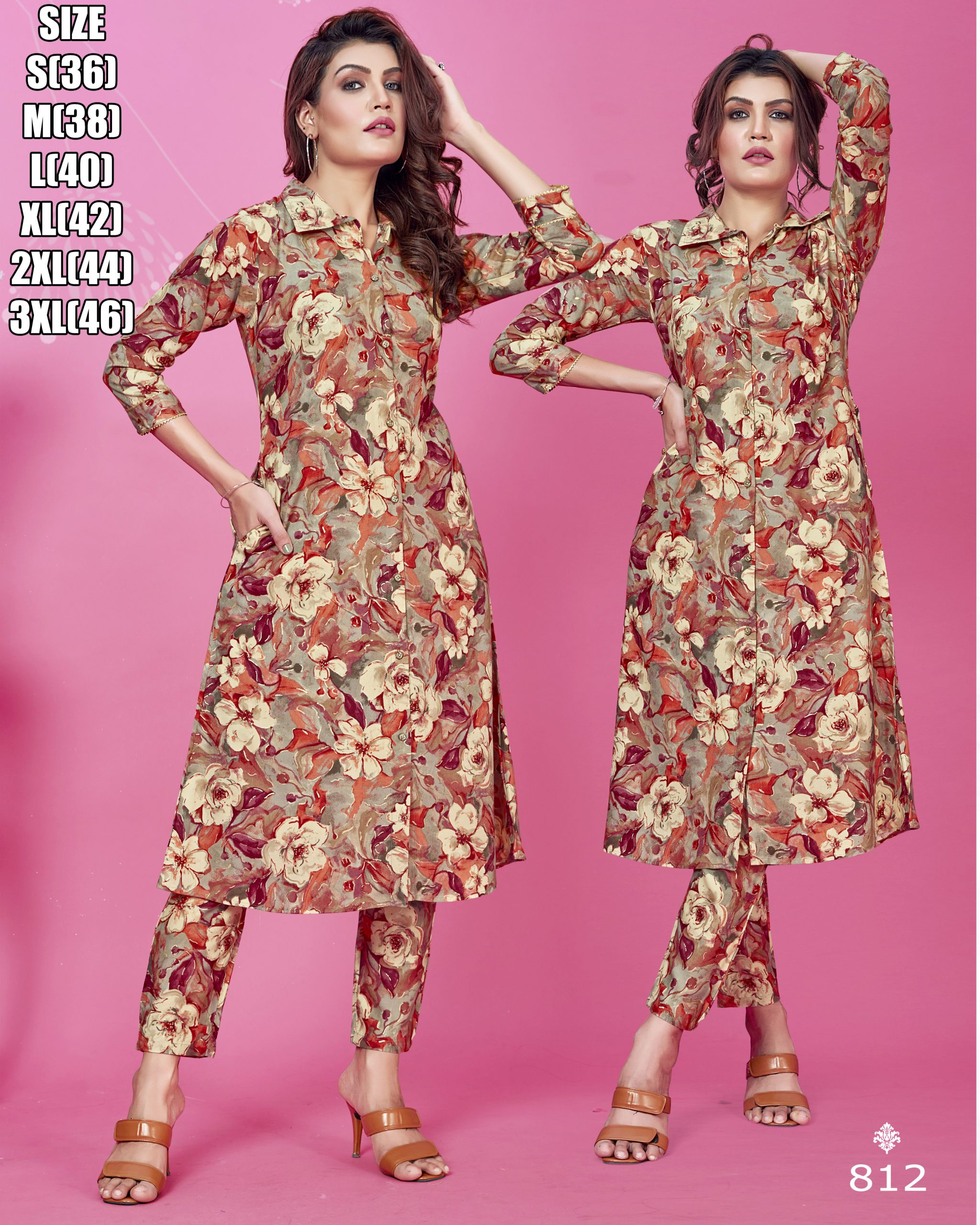 Women's Stitched Premium Quality Designer Kurti With Pent