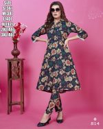 Women's Stitched Premium Quality Designer Kurti With Pent