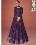 Aashirwad Creation Present Season Gold Catalog Ready To Wear Gown