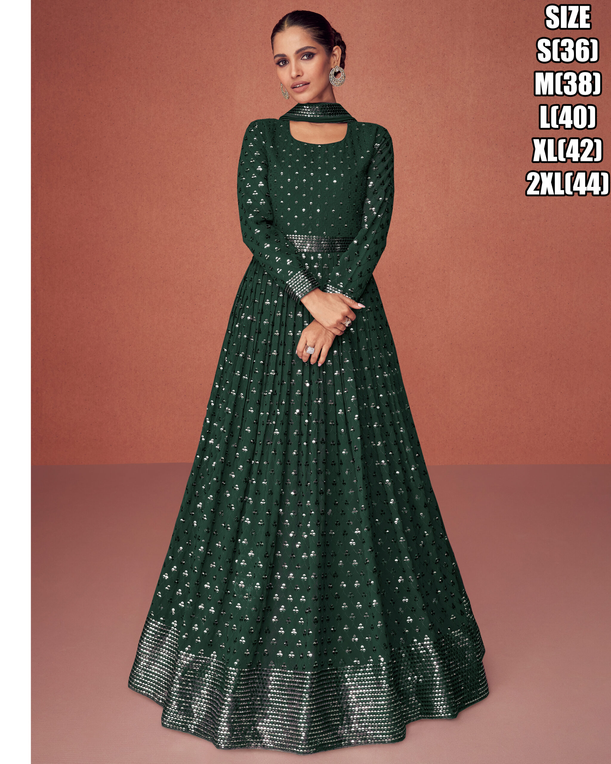 Aashirwad Creation Present Season Gold Catalog Ready To Wear Gown