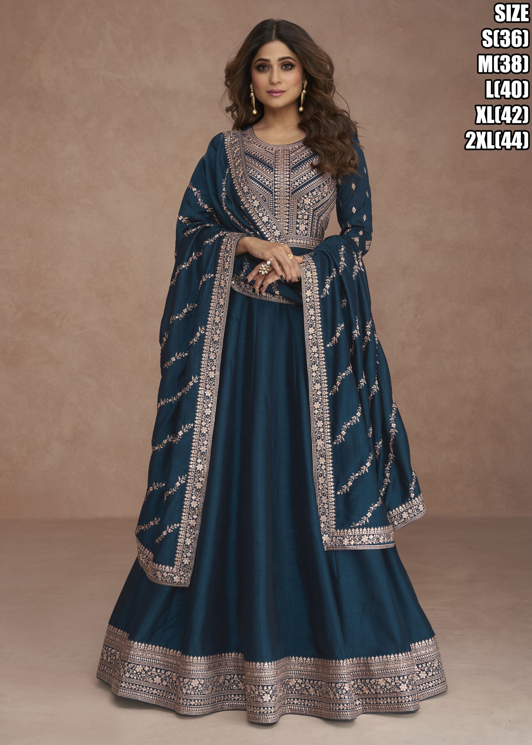 Aashirwad Navya Series 9517-9521 Readymade Anarkali Dresses Latest Design