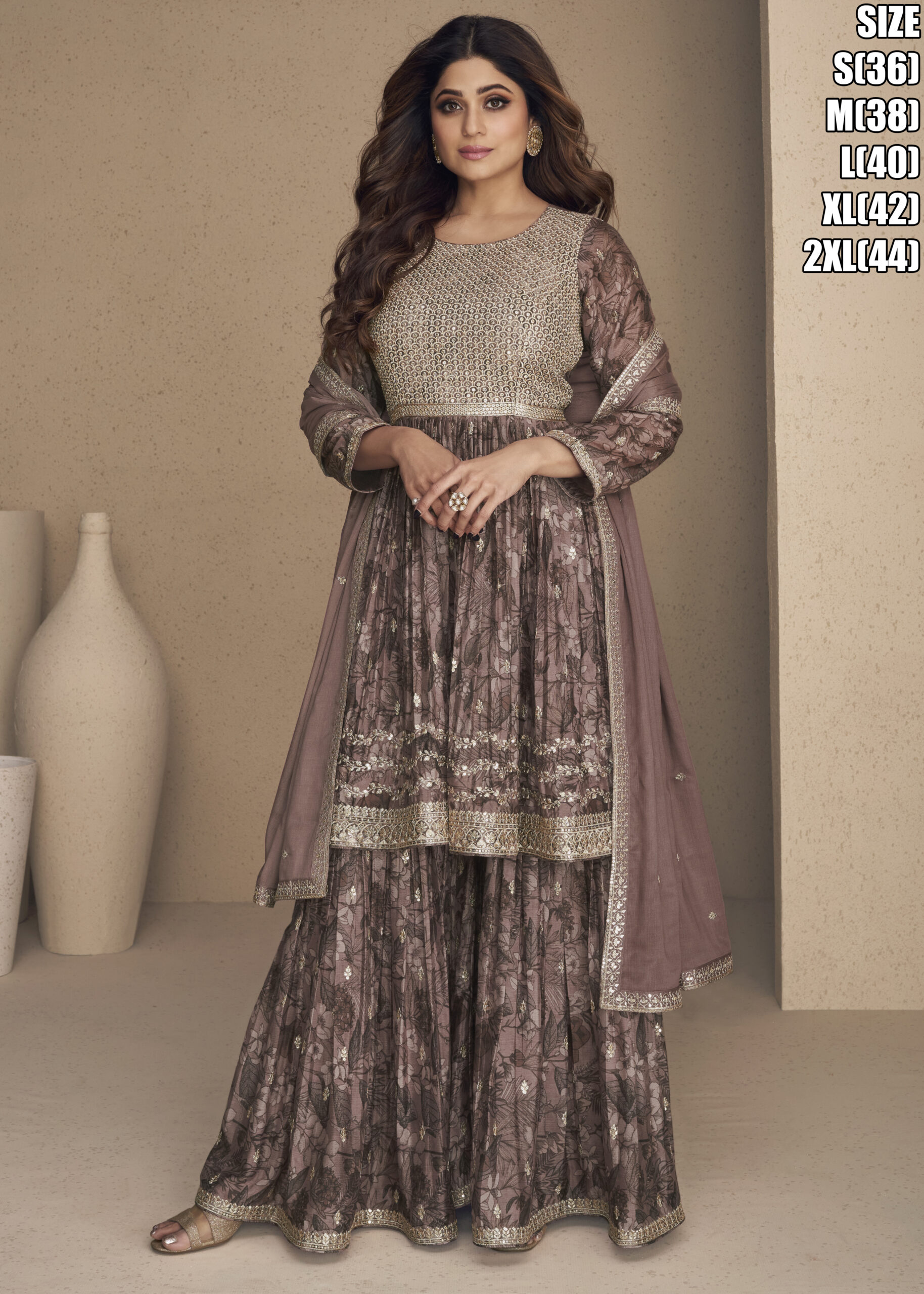 Aashirwad Creation Presents Flower Readymade Plazzo Style Salwar Suits Catalog Wholesaler