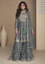 Aashirwad Creation Presents Flower Readymade Plazzo Style Salwar Suits Catalog Wholesaler