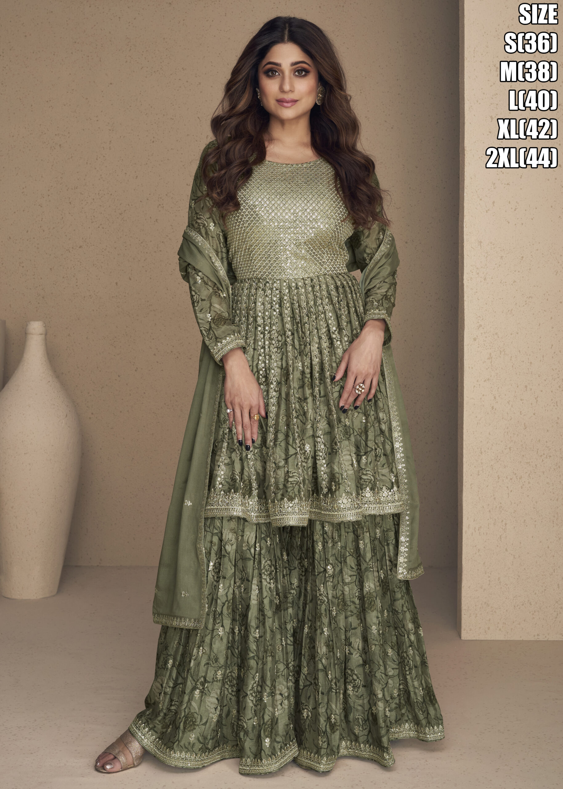 Aashirwad Creation Presents Flower Readymade Plazzo Style Salwar Suits Catalog Wholesaler