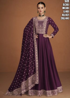 Aashirwad Launching Veera Traditional Designer Gown With Dupatta Collection