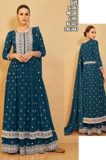 Nyra Cut Readymade Real Georgette Embroidery Salwar Suit