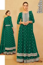 Nyra Cut Readymade Real Georgette Embroidery Salwar Suit