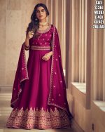 Aashirwad Present Noorjaha Ready To Wear Premium Silk Gown With Dupatta