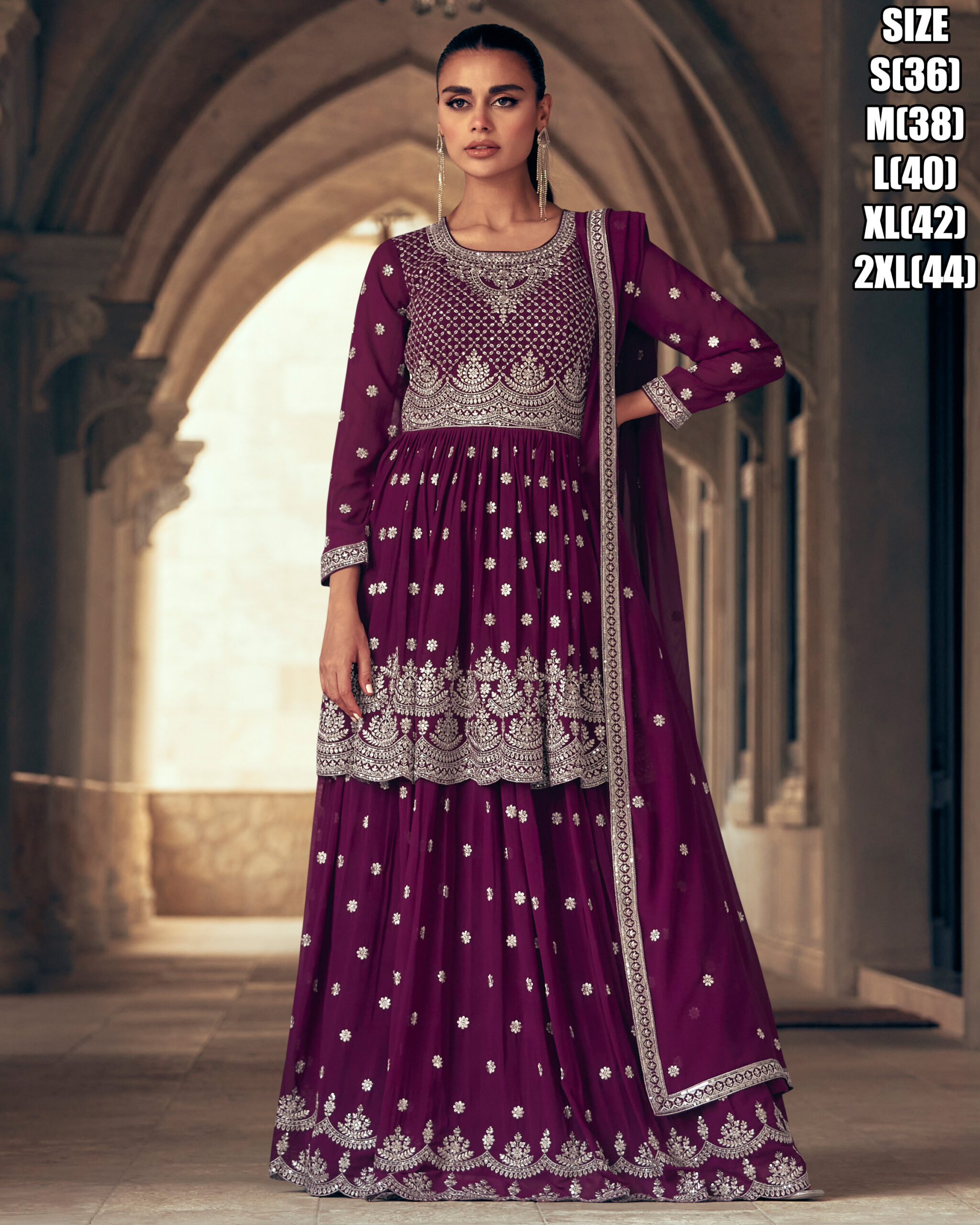 Aashirwad Creation Present Sadaf Ready To Wear Real Georgette Salwar Suit