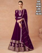 Women's Readymade Real Georgette Embellished Partywear Long Dresses | Long Dresses With Sleeves Evening Gowns