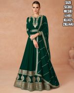 Women's Readymade Real Georgette Embellished Partywear Long Dresses | Long Dresses With Sleeves Evening Gowns
