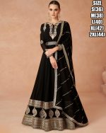 Women's Readymade Real Georgette Embellished Partywear Long Dresses | Long Dresses With Sleeves Evening Gowns