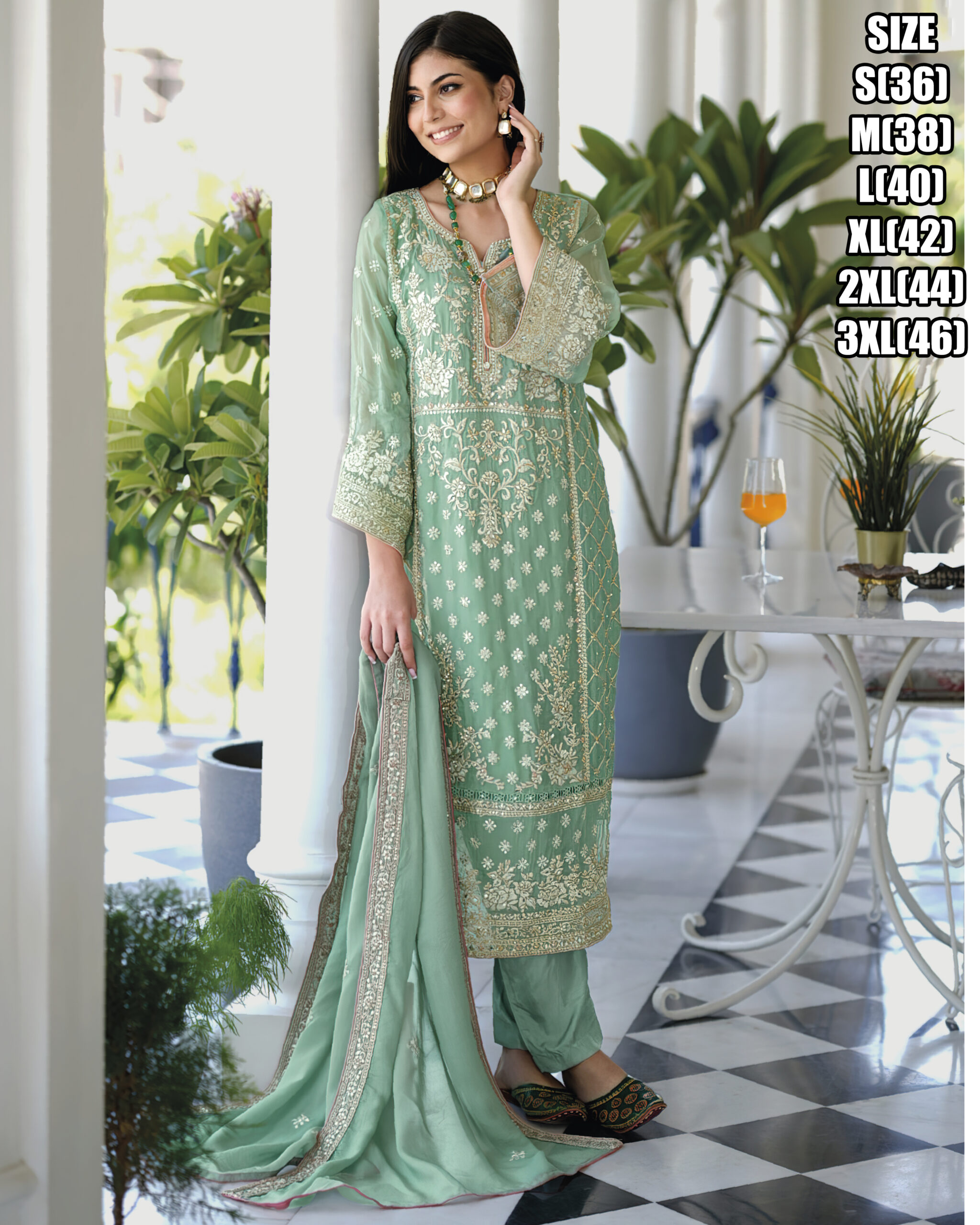 Presenting Party Wear Designer Stitched Salwar Suit