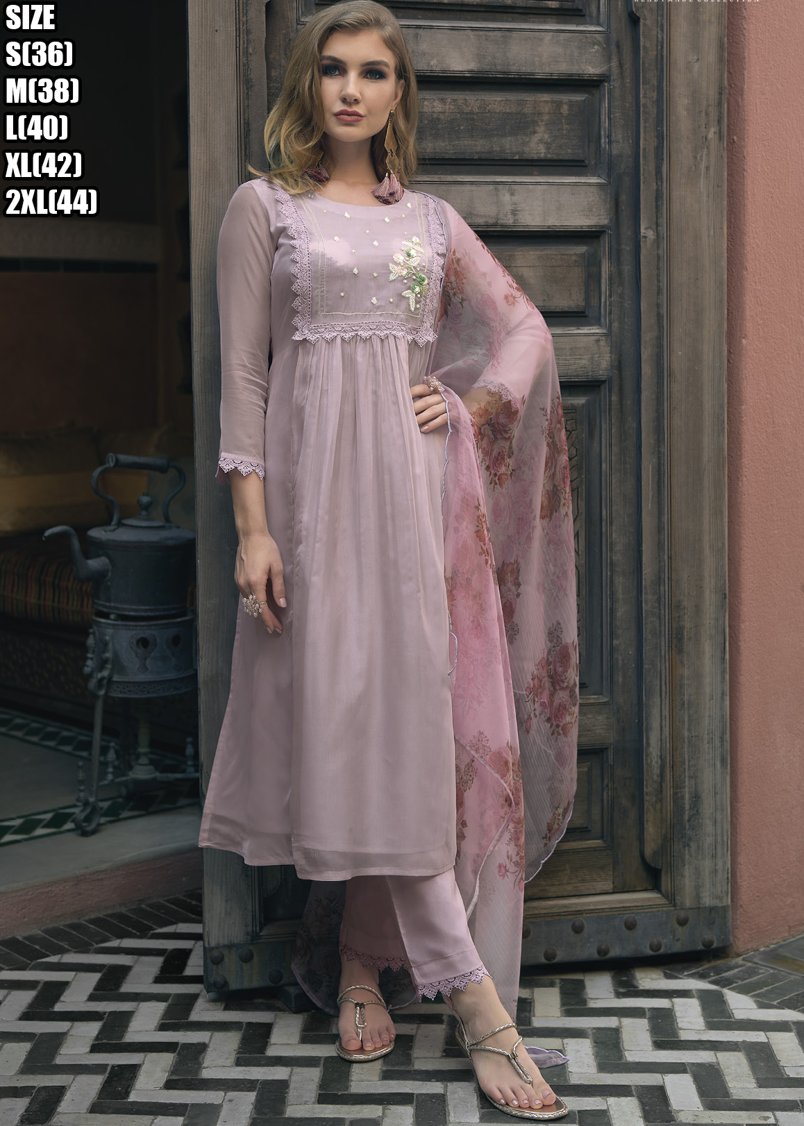 Zaveri Present Alaya Readymade Orangaza Partywear Salwar Suit Design