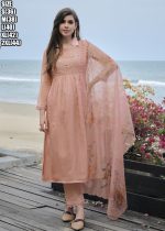 Zaveri Present Alaya Readymade Orangaza Partywear Salwar Suit Design