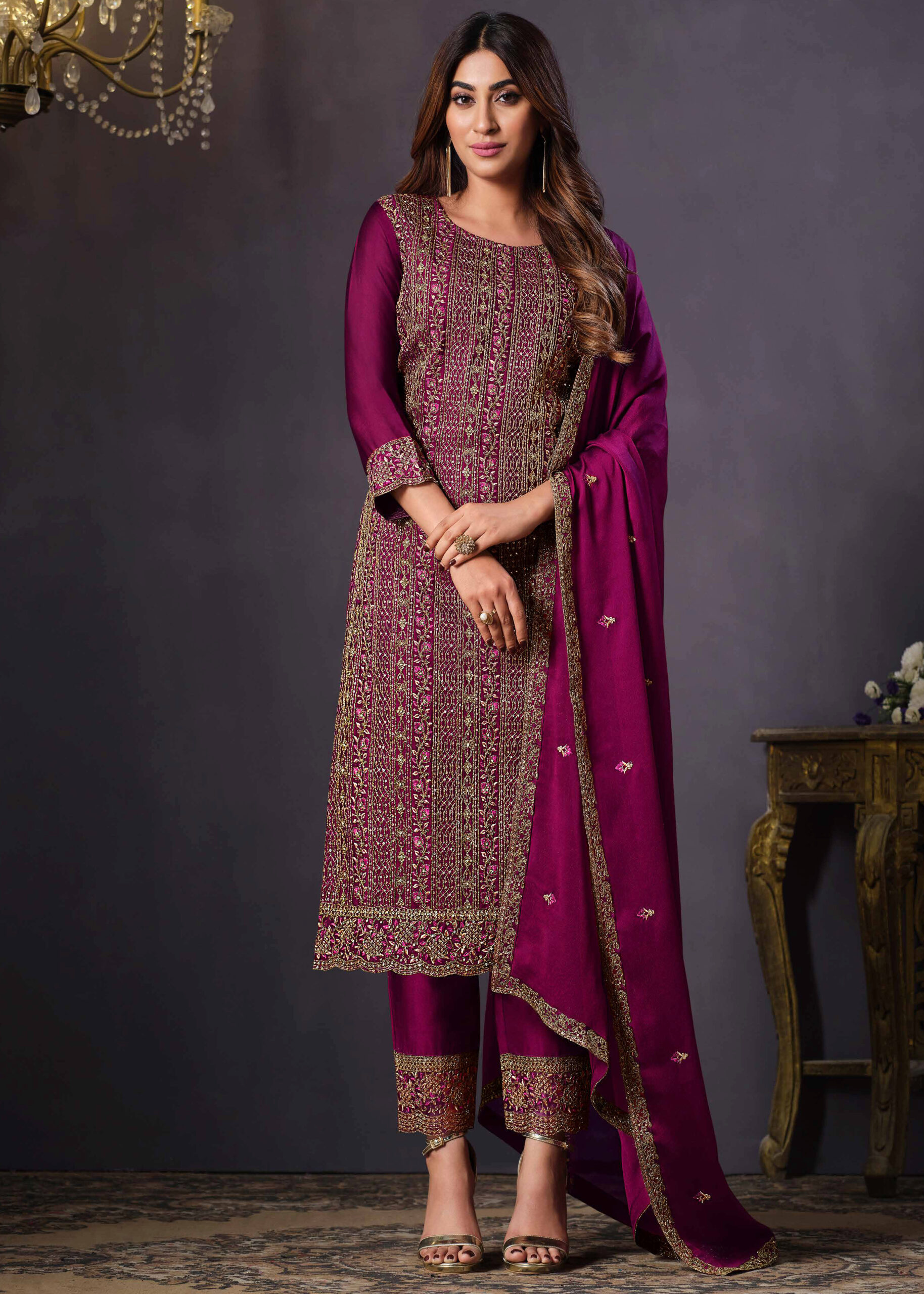 Vipul Alina Vol 2 4891-4896 Series Party Wear Salwar Suits.