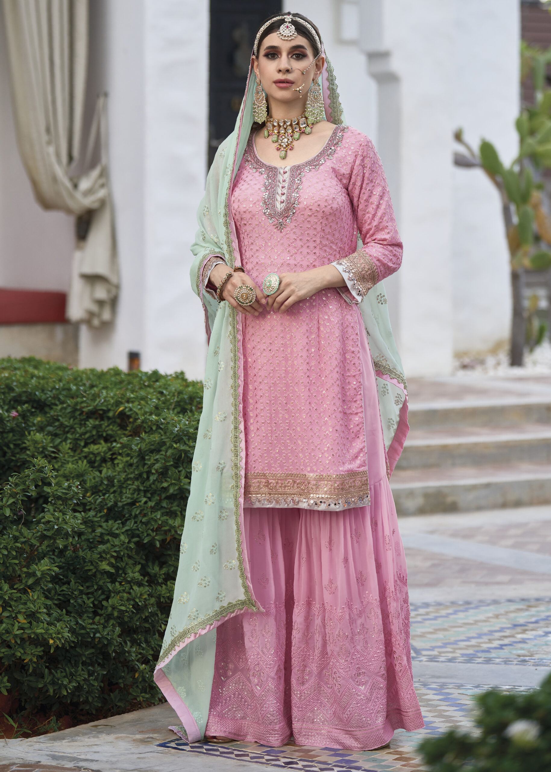 Eba Armani Vol 3 Georgette Semi Stitched Salwar Suits