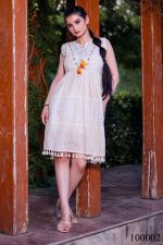Handcrafted Khadi Cotton Tunic With Multi-Thread Work for a Unique and Stylish Look