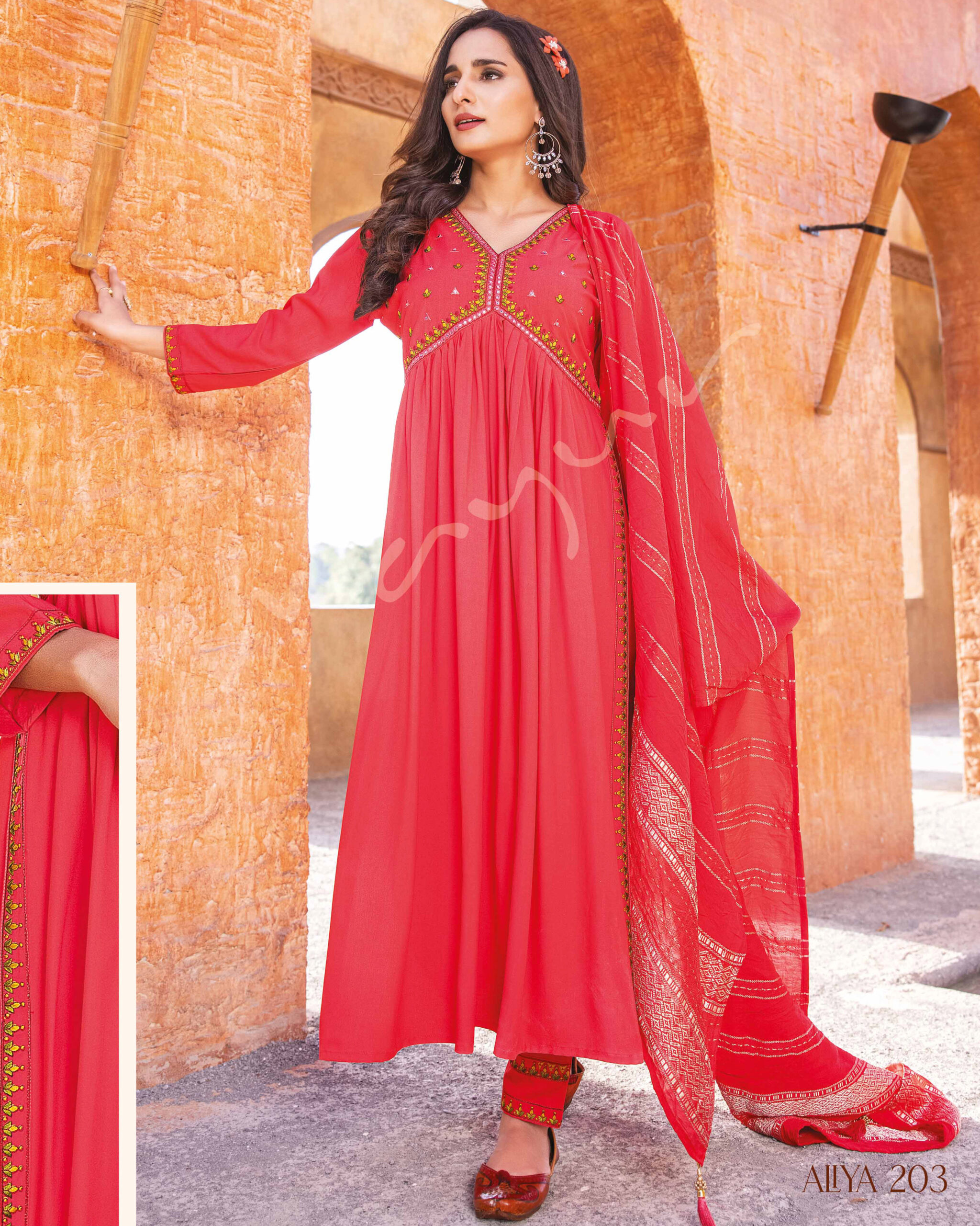 Mayur Fashion Present Aliya vol 2 Readymade Premium Rayon Kurti Set