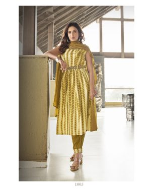 Parra Studio Anupama vol 1 Nayra Cut Muslin Fancy Designer Kurti Set