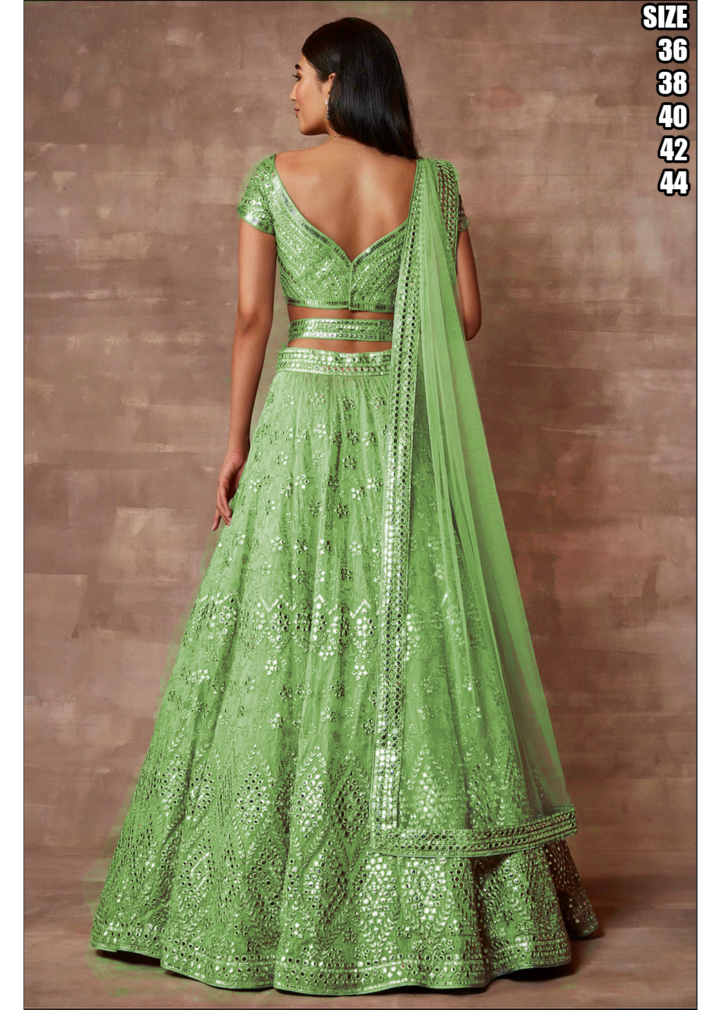 Wedding Wear Stitched Soft Organza Designer Lehenga Choli Collection