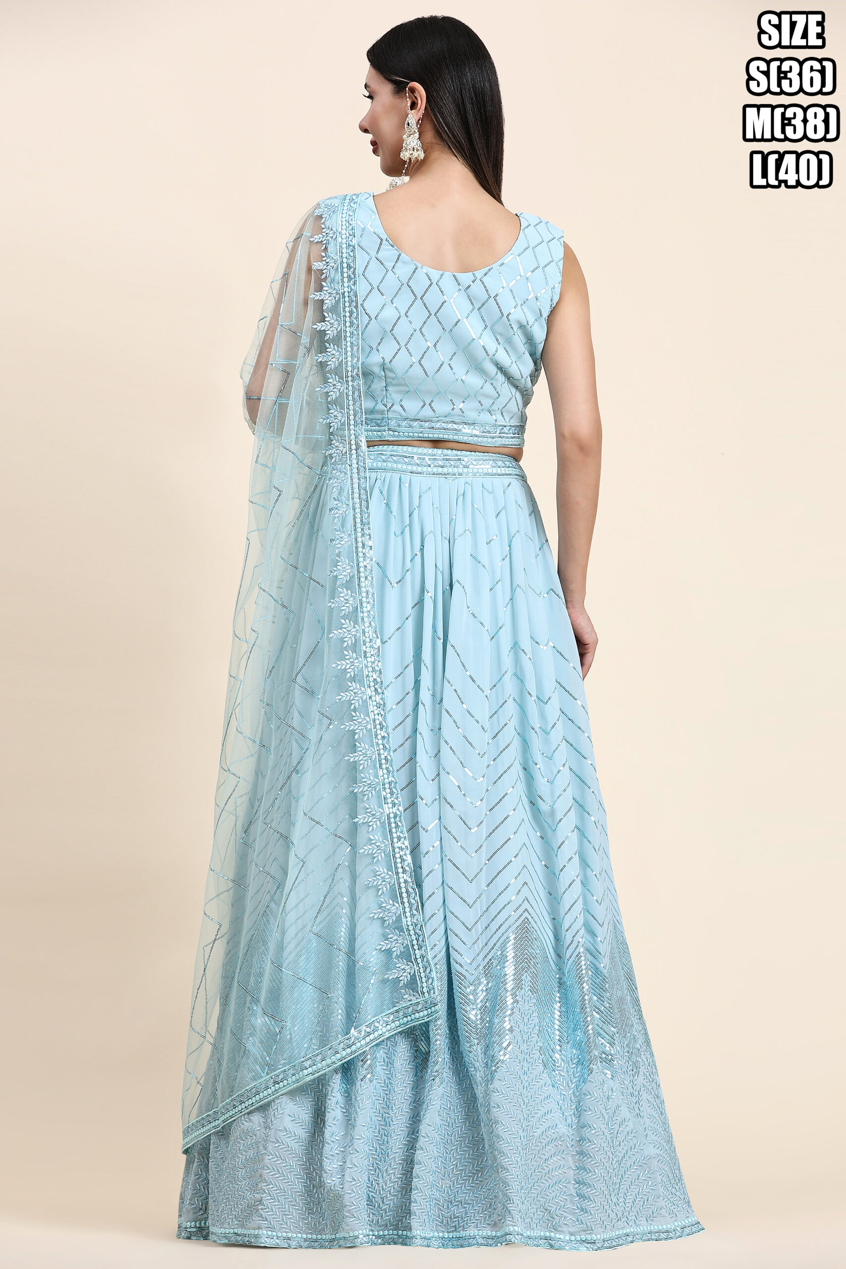 Explore Our Exquisite Collection Of Sequin Embroidered Blouses, Lehengas, And Dupattas With Handwork