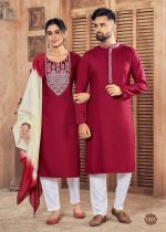 Present A Couple Combo Of Kurta With Payjama And Kurti With Pants & Dupatta