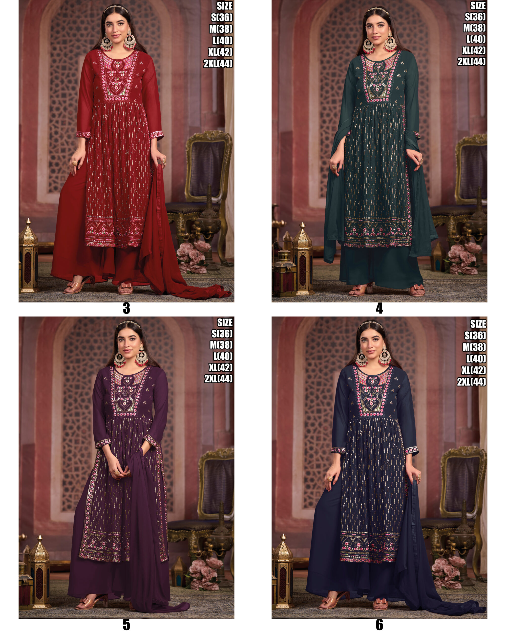 Presenting Real Georgette Designer Ready To Wear Nyra Cut Collection