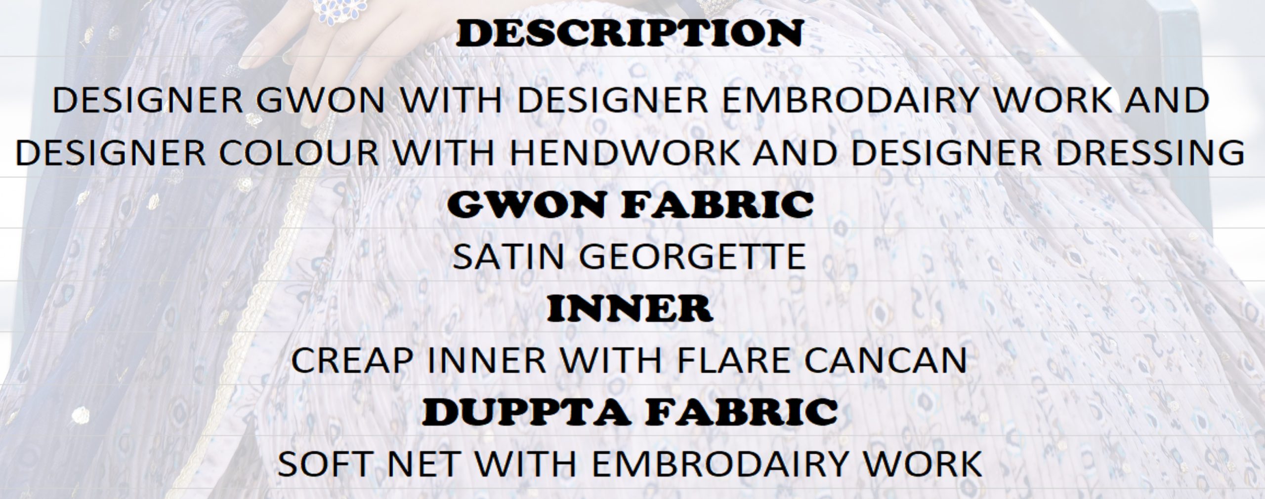 Embrace Opulence In Our Stitched Designer Long Gown With Dupatta