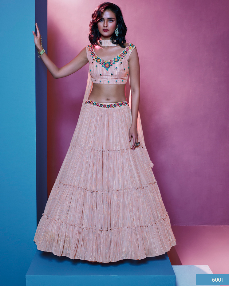 Unveil Elegance With Our Semi-stitched Lehenga Choli. Experience The Fusion Of Digital And Thread Work, A Perfect Blend Of Tradition And Modernity. Tailor To Your Fit And Celebrate Occasions In Style. 🌟💃