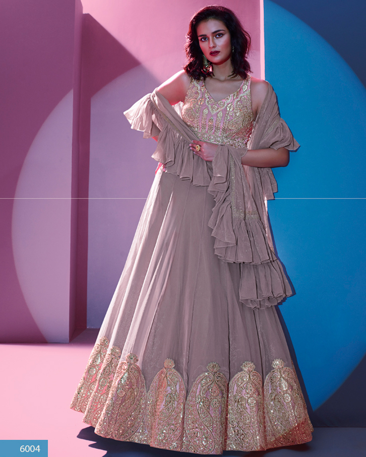 Unveil Elegance With Our Semi-stitched Lehenga Choli. Experience The Fusion Of Digital And Thread Work, A Perfect Blend Of Tradition And Modernity. Tailor To Your Fit And Celebrate Occasions In Style. 🌟💃