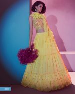 Unveil Elegance With Our Semi-stitched Lehenga Choli. Experience The Fusion Of Digital And Thread Work, A Perfect Blend Of Tradition And Modernity. Tailor To Your Fit And Celebrate Occasions In Style. 🌟💃