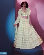 Unveil Elegance With Our Semi-stitched Lehenga Choli. Experience The Fusion Of Digital And Thread Work, A Perfect Blend Of Tradition And Modernity. Tailor To Your Fit And Celebrate Occasions In Style. 🌟💃