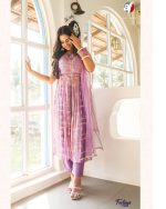 ANJU FABRICS PRESENTING NEW CATALOG FEELINGS NYRA KURTI PANT WITH DUPATTA