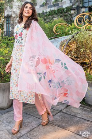 Chic Pure Cotton Schiffli Top, Jaam Satin Bottom, And Cotton Dupatta With Embroidery And Hand-light Work Get The Perfect Blend Of Style And Comfort